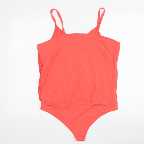 Next Women’s Pink Lace Bodysuit - Size 16