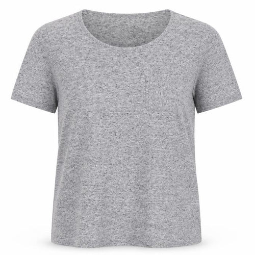 Oasis Women's Grey T-Shirt - M, Short Sleeve, Casual