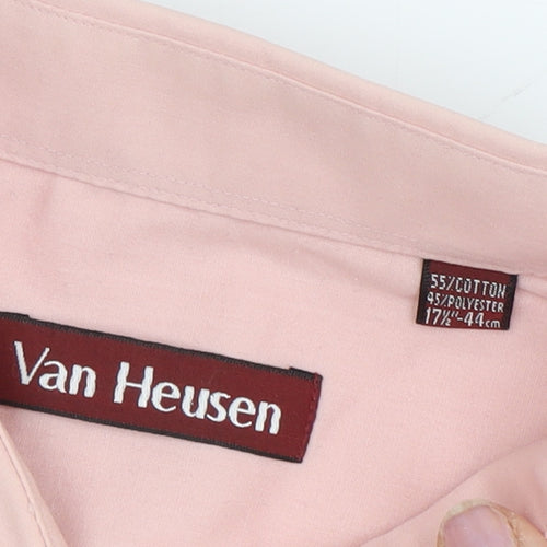 Van Heusen Men's Pink Formal Dress Shirt 44cm
