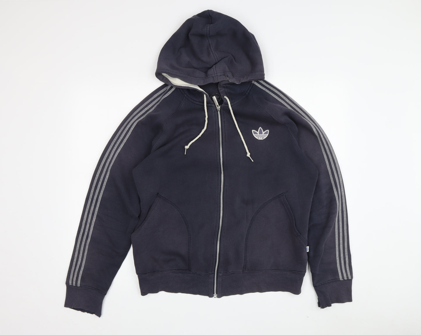 Adidas Men's Black XL Full Zip Hoodie