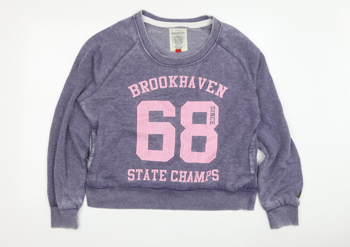 Brookhaven Women's Purple Pullover Sweatshirt, Size Unspecified