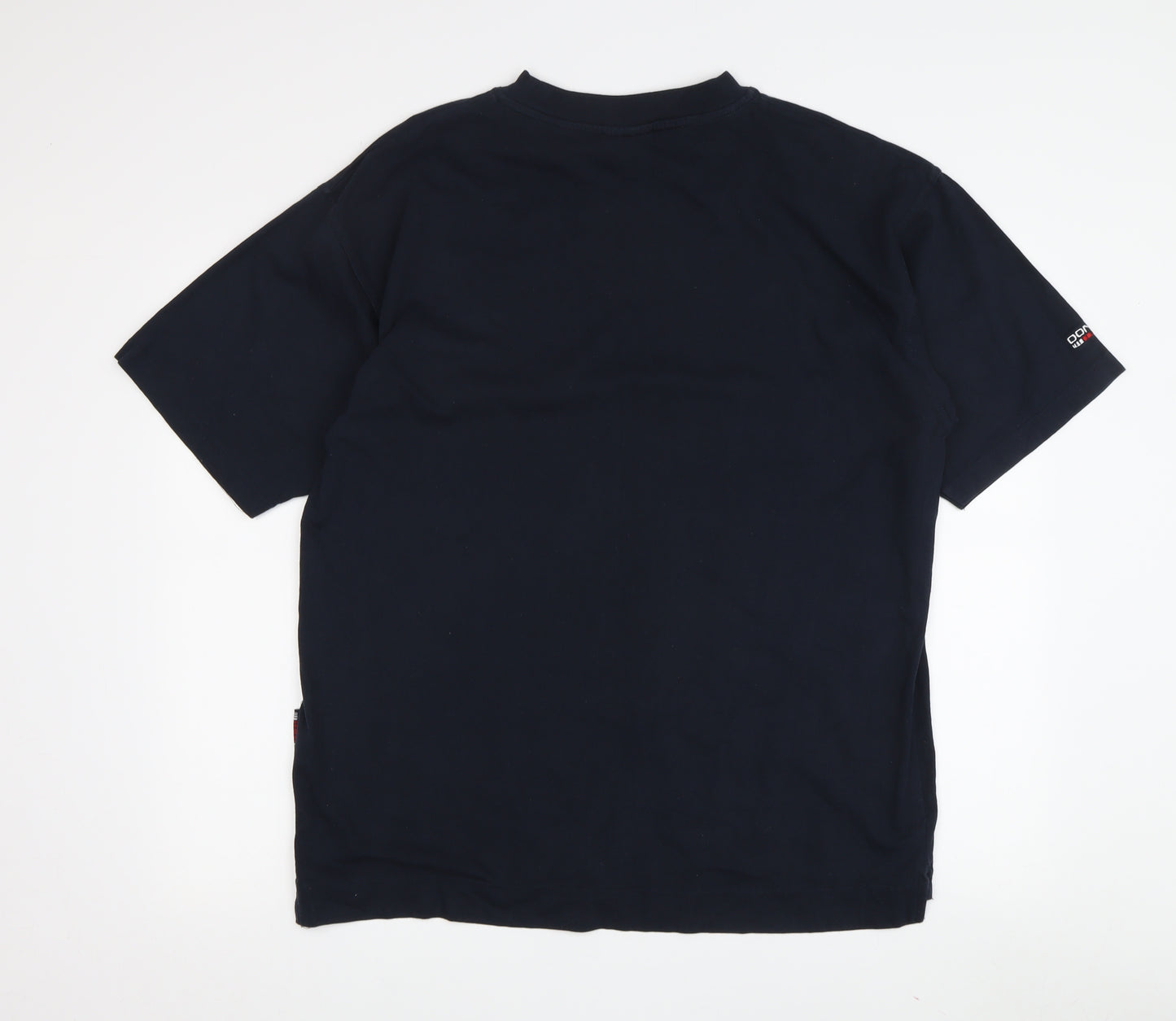 Donnay Men's Black Cotton Crew Neck T-Shirt, S