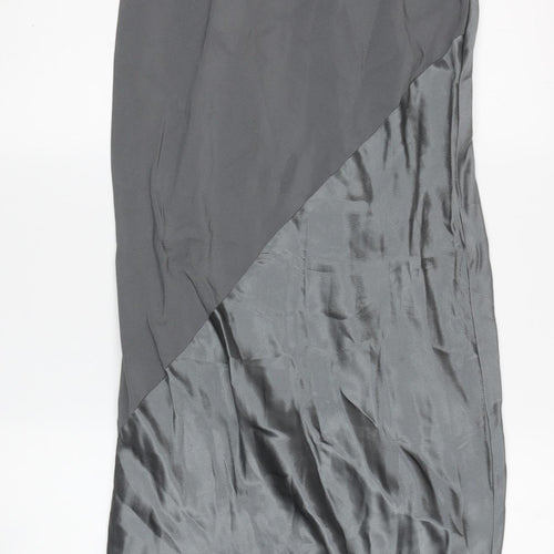 Wallis Grey Slip Dress, UK 12, Women's Classic