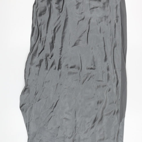 Wallis Grey Slip Dress, UK 12, Women's Classic