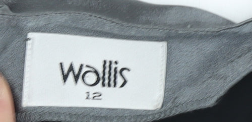 Wallis Grey Slip Dress, UK 12, Women's Classic