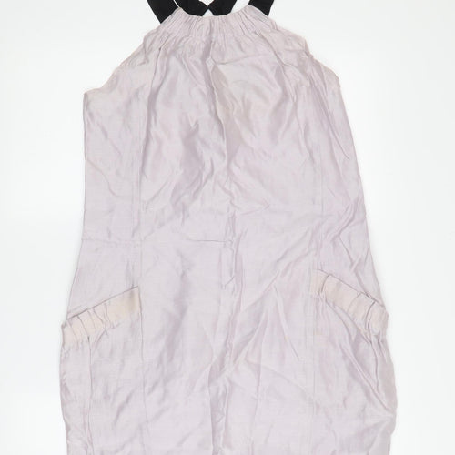 Reiss Women's Ivory Sleeveless Halter Dress Size 6