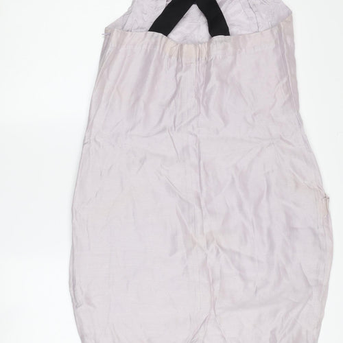 Reiss Women's Ivory Sleeveless Halter Dress Size 6