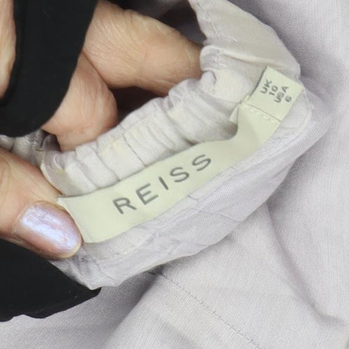 Reiss Women's Ivory Sleeveless Halter Dress Size 6