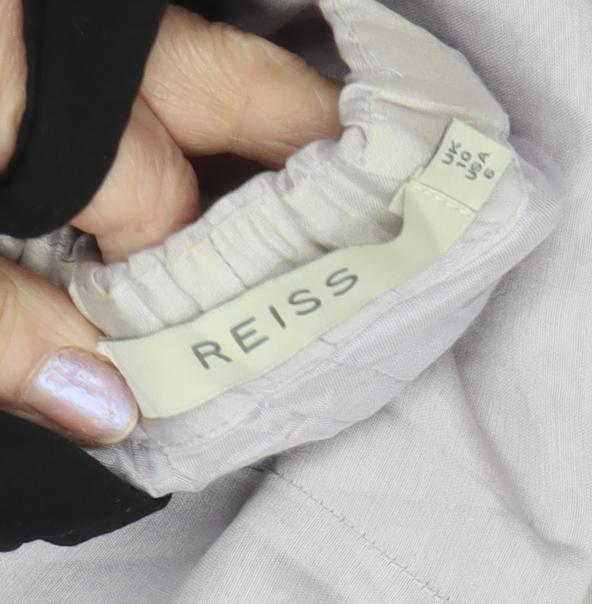 Reiss Women's Ivory Sleeveless Halter Dress Size 6