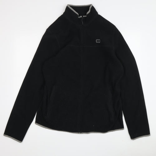 Outbound Men's Black Fleece Jacket L - Casual Lightweight