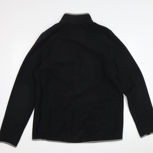 Outbound Men's Black Fleece Jacket L - Casual Lightweight