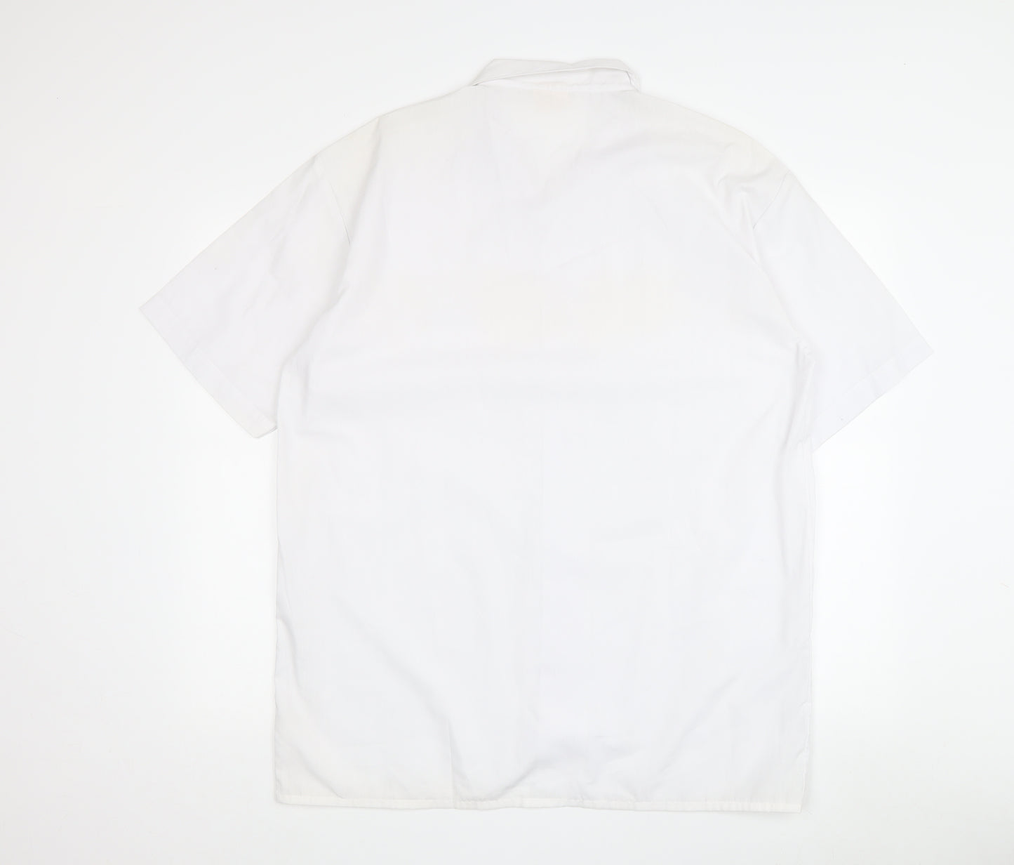 Lonsdale Men's White Medium Button-Up Summer Shirt