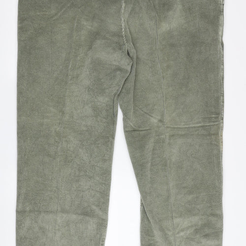 Marks and Spencer Men's Green Chino Trousers - Size L