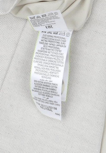 M&S Men's Beige Blazer Size 44, Linen-Cotton Blend, New