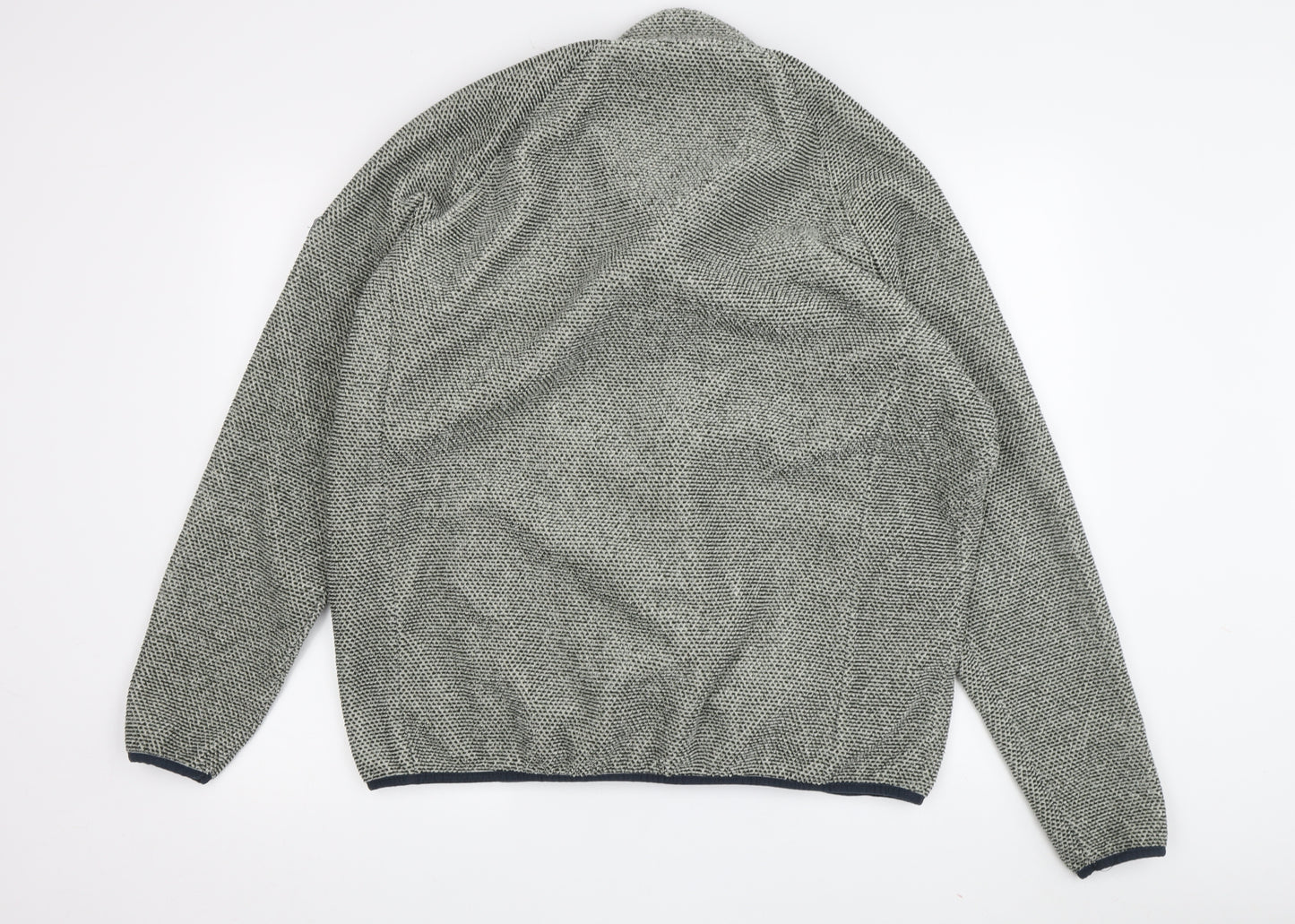 Trespass Men's Grey Wool Jacket L Full Zip Casual