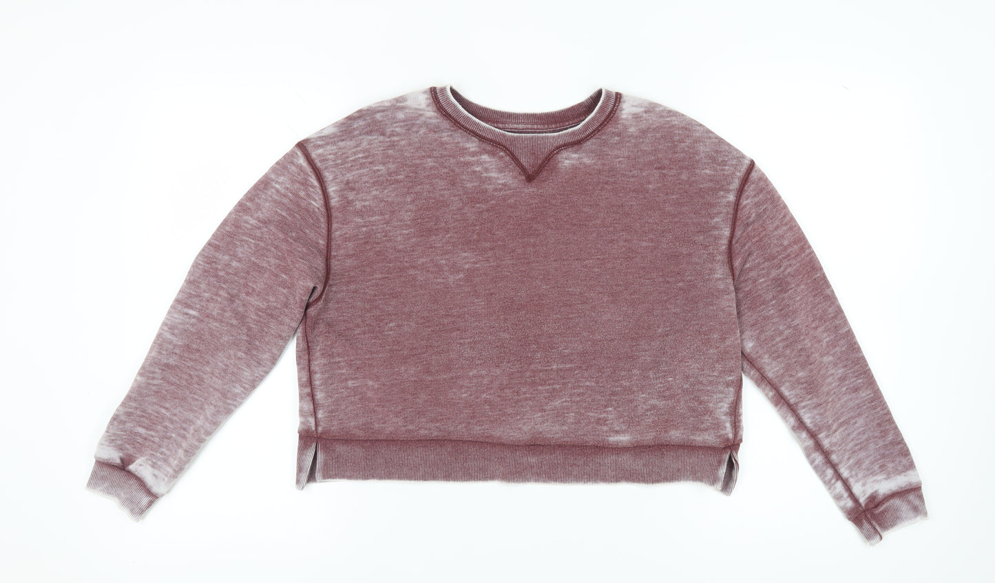 Pull & Bear Teen Red Pullover Sweatshirt - M