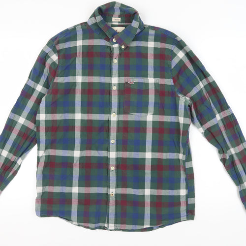 Hollister Men's Multicoloured Plaid Shirt XL