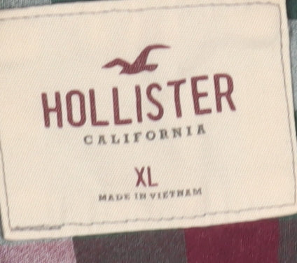 Hollister Men's Multicoloured Plaid Shirt XL