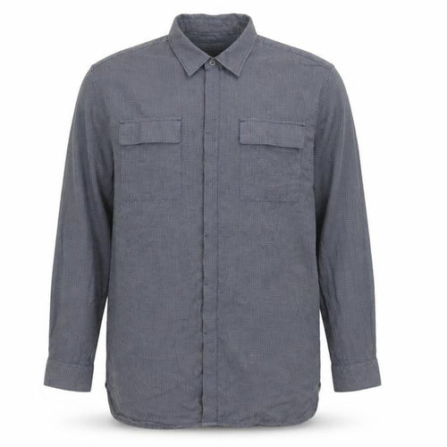 Racing Green Men's Blue 2XL Long Sleeve Button-Up Shirt