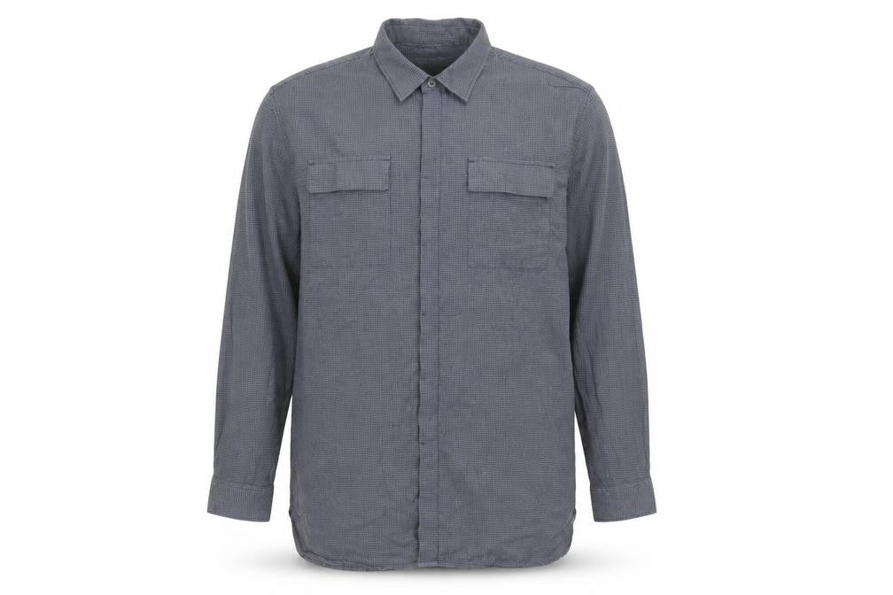 Racing Green Men's Blue 2XL Long Sleeve Button-Up Shirt