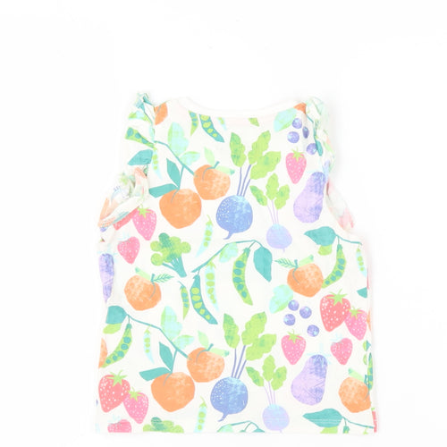 Marks and Spencer Girls' Multicoloured Tank Top, 2-3 Years