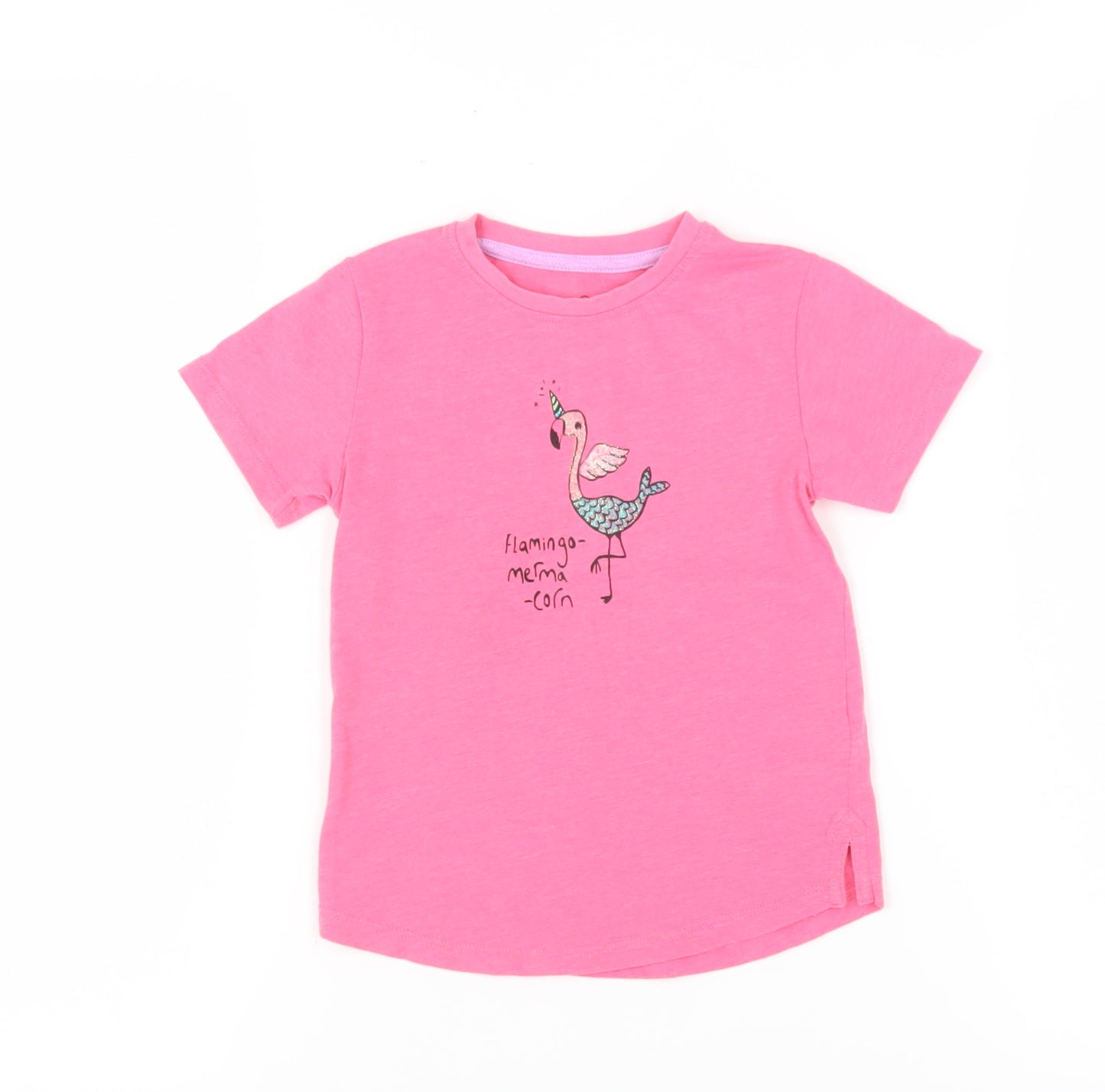 Next Girls Pink Graphic T-Shirt, 2-3 Years, Casual Fun