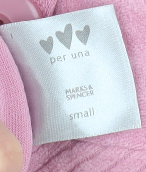 Marks and Spencer Women's Pink Pullover Sweatshirt S