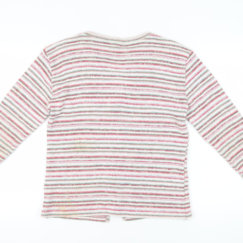 M&S Women's XL Multicoloured Striped Cardigan