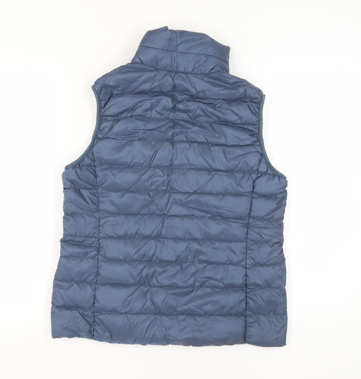 Uniqlo Blue Unisex Waistcoat, L, Water Resistant