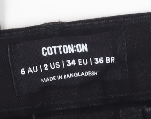 Cotton On Women's Black Skinny Jeans Size 6