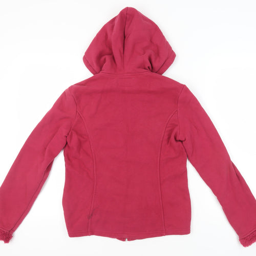 Per Una Women's Red Full Zip Hoodie Size M - Cosy Style