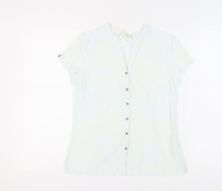 Marks and Spencer Women's Blue Blouse Size 10