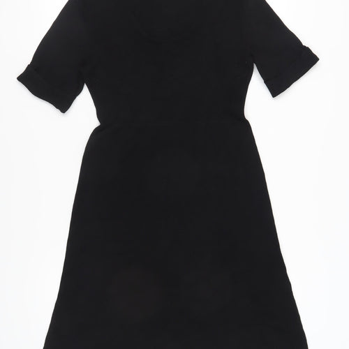 s.Oliver Women's Black Short Shift Dress Size 12