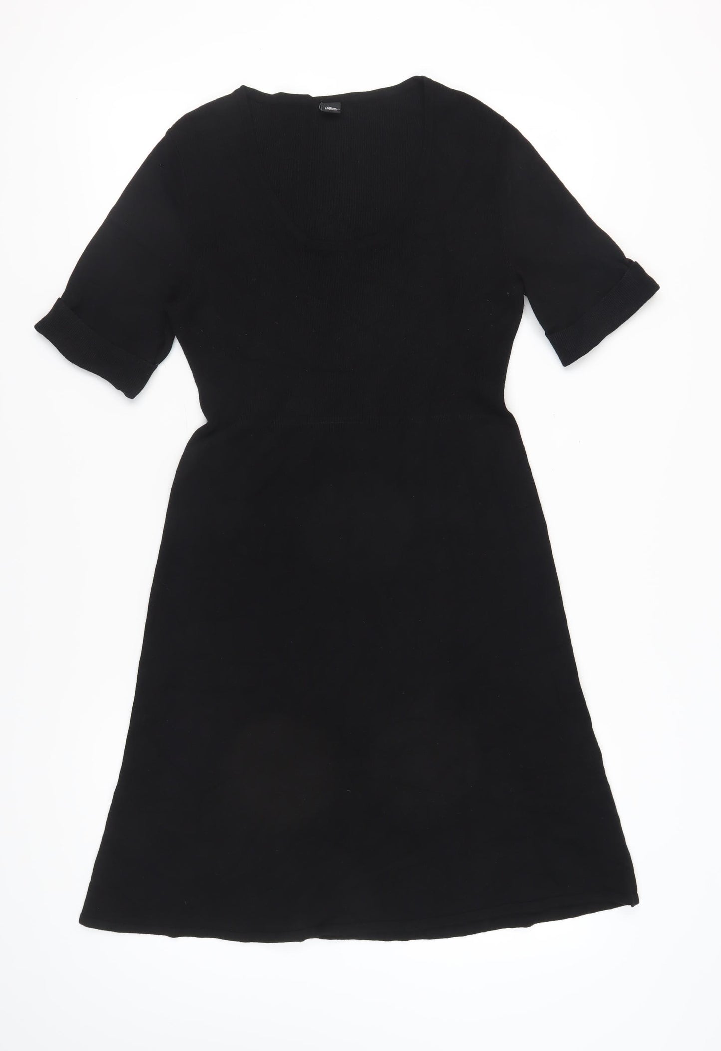 s.Oliver Women's Black Short Shift Dress Size 12