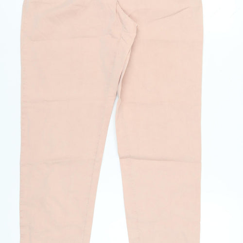 Marks and Spencer Men's Pink Chino Trousers Size 12