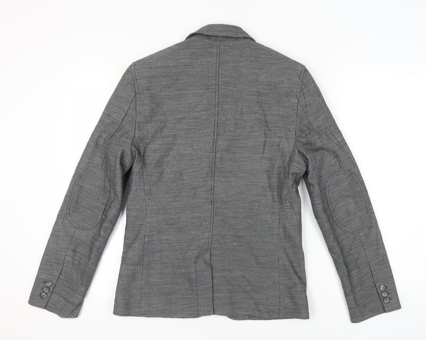 H&M Grey Men's Blazer, Size 36, Regular Fit