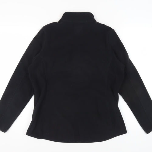 Marks and Spencer Women's Black Fleece Jacket, Size 14