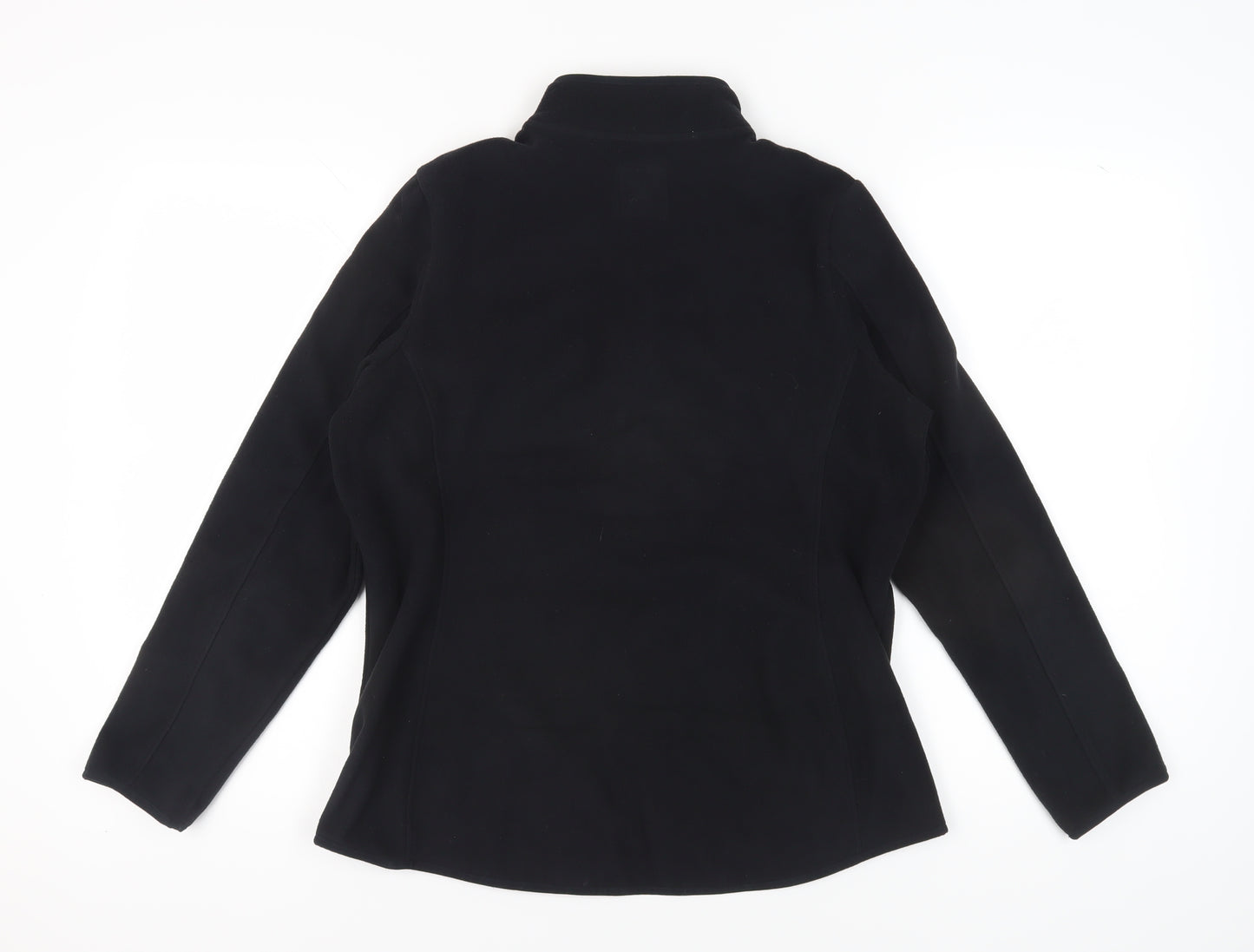 Marks and Spencer Women's Black Fleece Jacket, Size 14