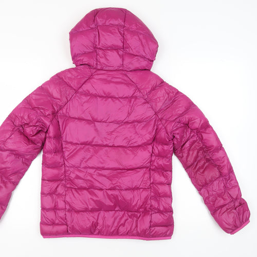 Uniqlo Women's Pink Puffer Jacket M - Casual Winter Wear