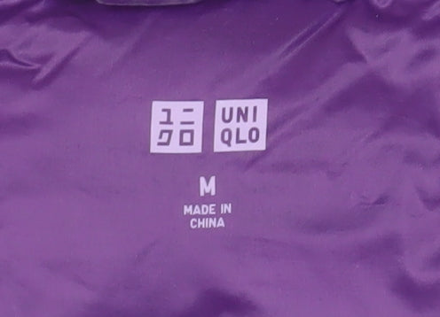 Uniqlo Women's Pink Puffer Jacket M - Casual Winter Wear