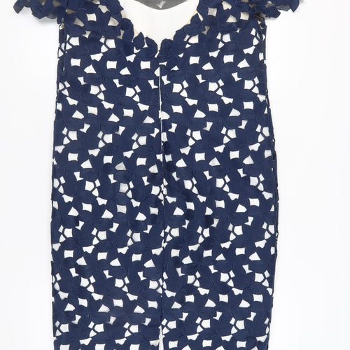 John Charles Women's Blue Sheath Dress, Size 18