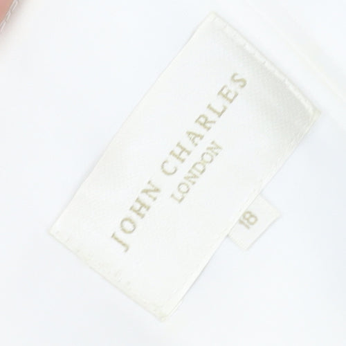 John Charles Women's Blue Sheath Dress, Size 18