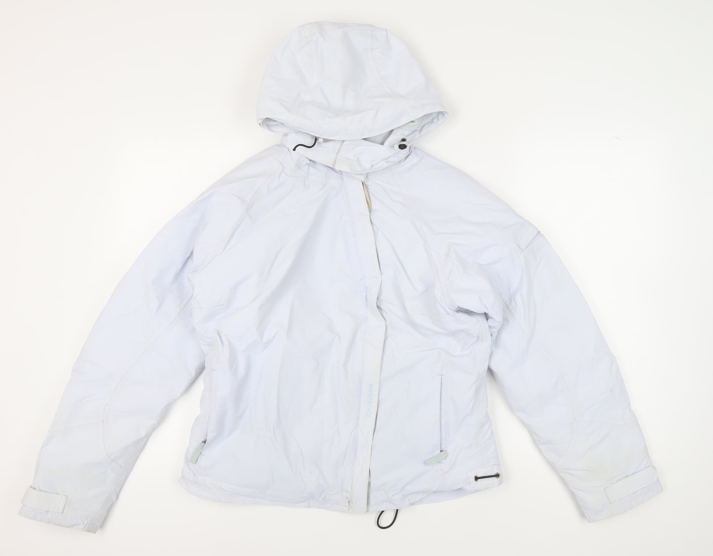 Decathlon Women's White Ski Jacket Size L