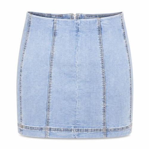 Forever 21 Women's Blue Denim Pencil Skirt Size UK 10