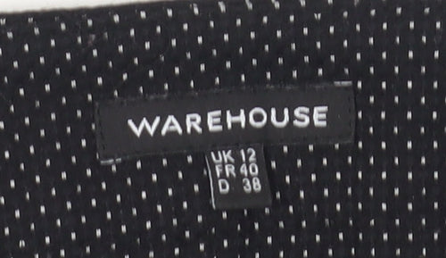 Warehouse Women's Black Slim Trousers Size 12