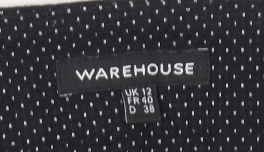 Warehouse Women's Black Slim Trousers Size 12