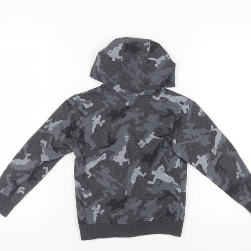 Fortnite Grey Camouflage Boys Pullover Hoodie XS