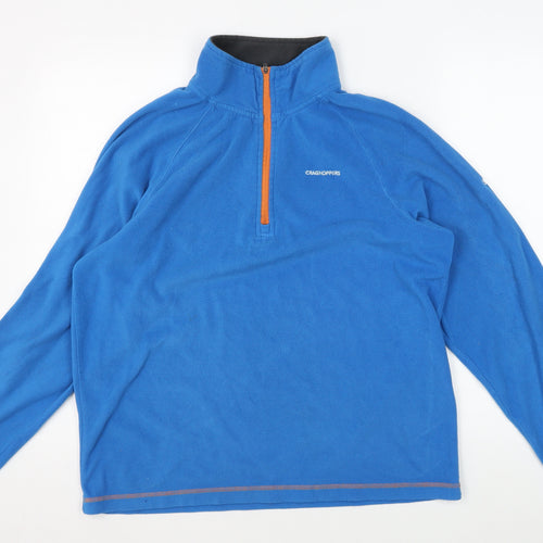 Craghoppers Men's Blue Pullover Fleece Sweatshirt L