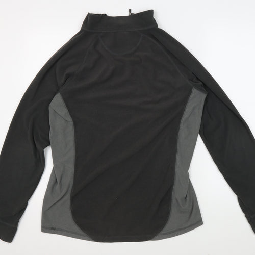 Trespass Men's Black XL Fleece Outdoor Top 1/2 Zip