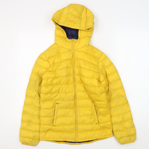Mountain Warehouse Yellow Boys Hooded Puffer Jacket 2-3 Years